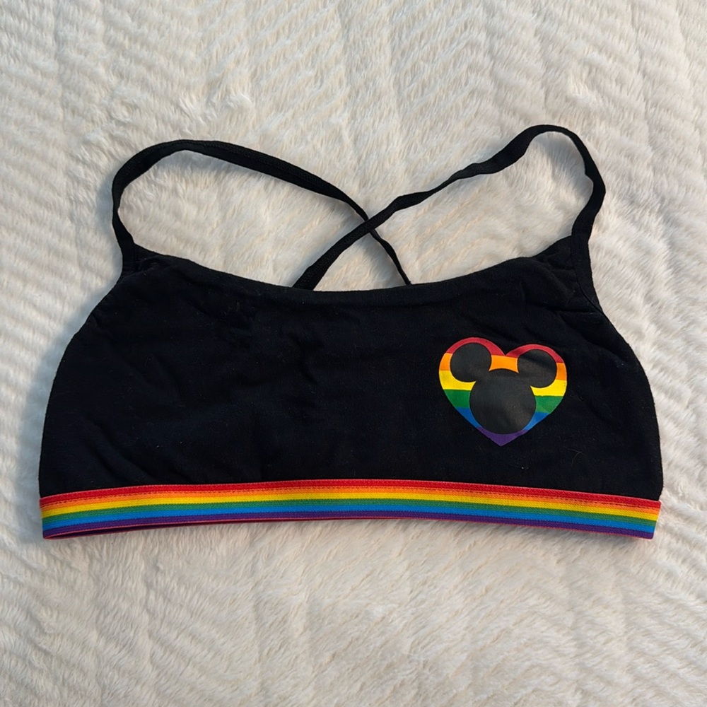 Disney Pride Collection Bralette - Size M (fits like a small)